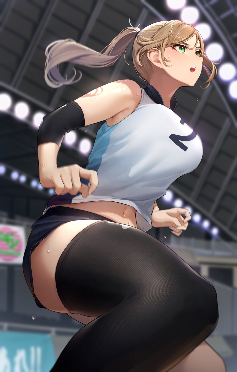 gym_uniform thighhighs vegetablenabe