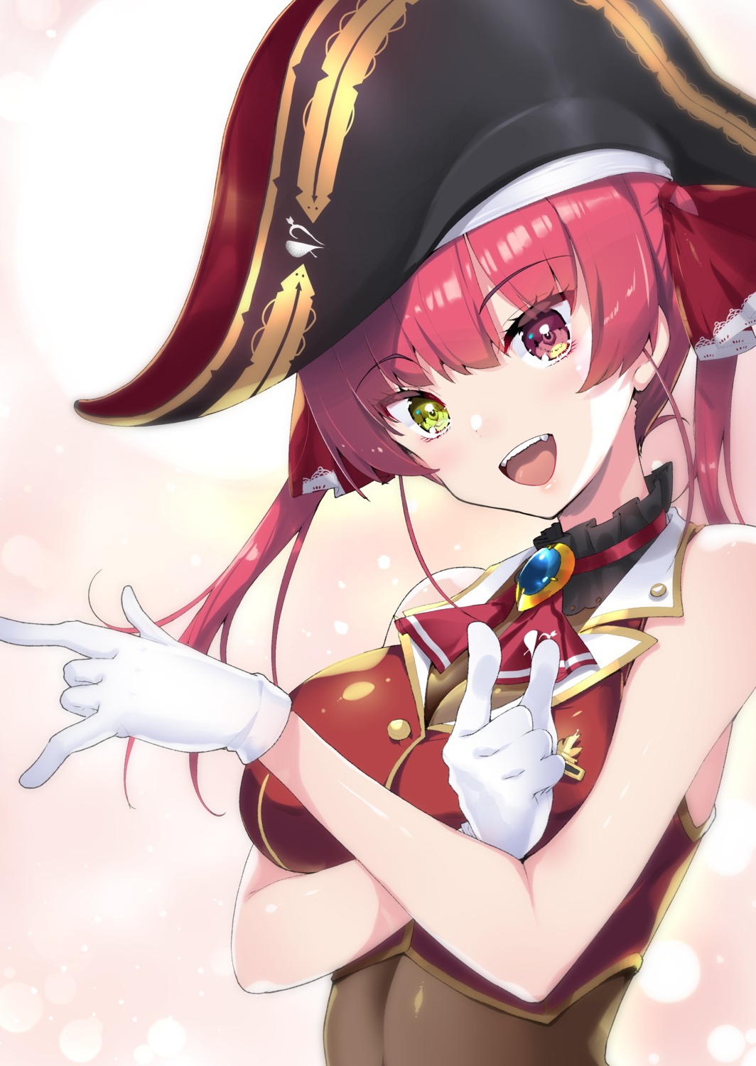 akahito heterochromia hololive houshou_marine pirate