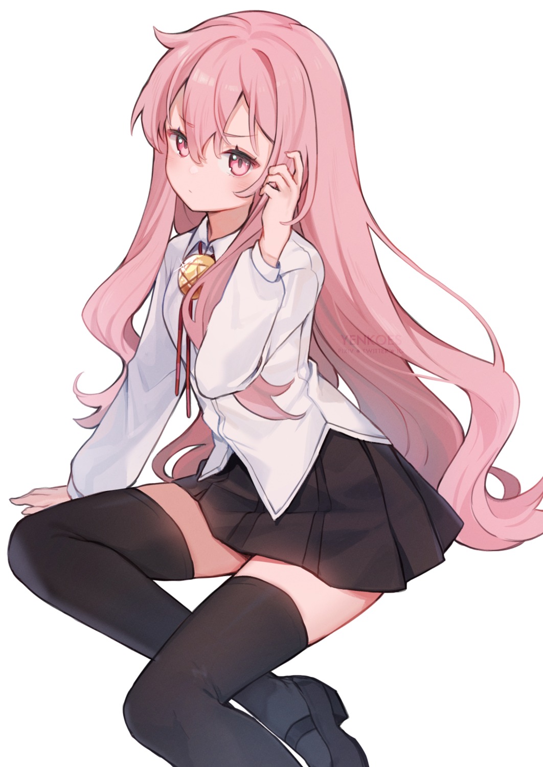 louise seifuku thighhighs yenkoes zero_no_tsukaima