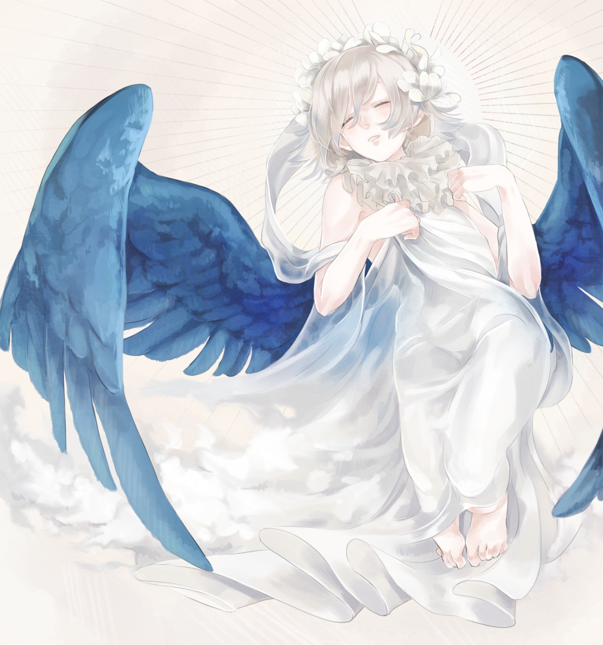 dress feet mizutamari_tori wings