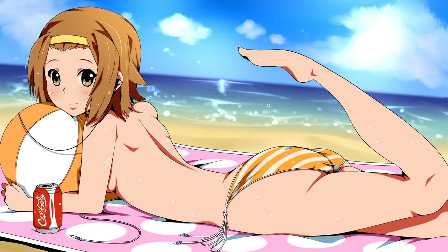 bikini k-on! parsley_(kn-08) swimsuits tainaka_ritsu topless