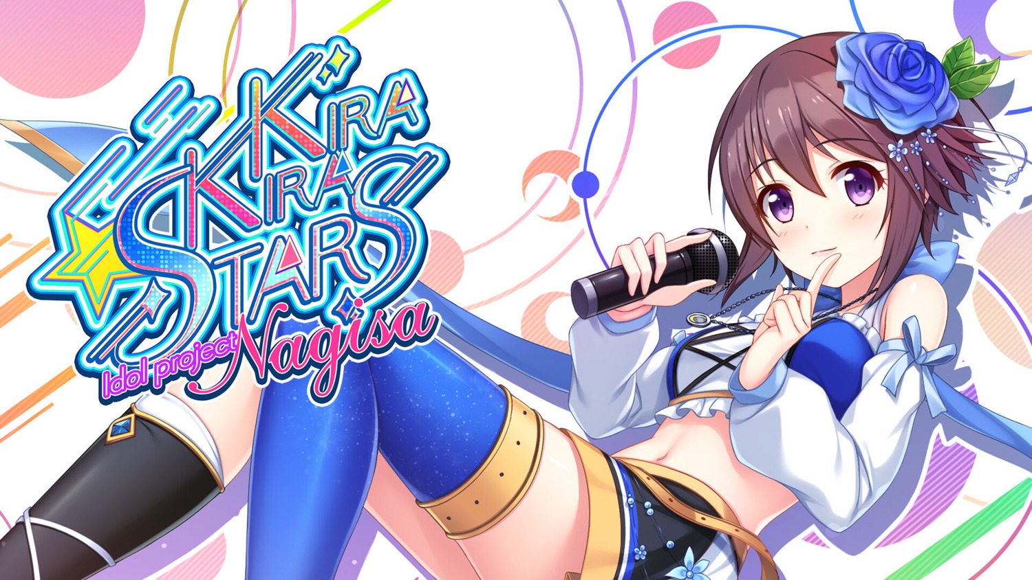 edia kirakira_stars_-idol_project_nagisa- tagme thighhighs uniform wallpaper