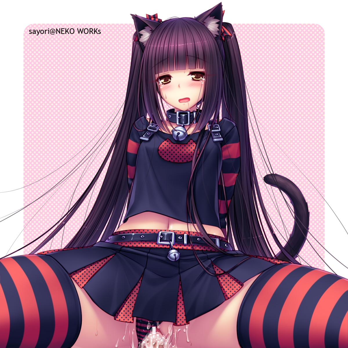 animal_ears censored chocola cum neko_works nekomimi nekopara penis pussy sayori sex tail thighhighs