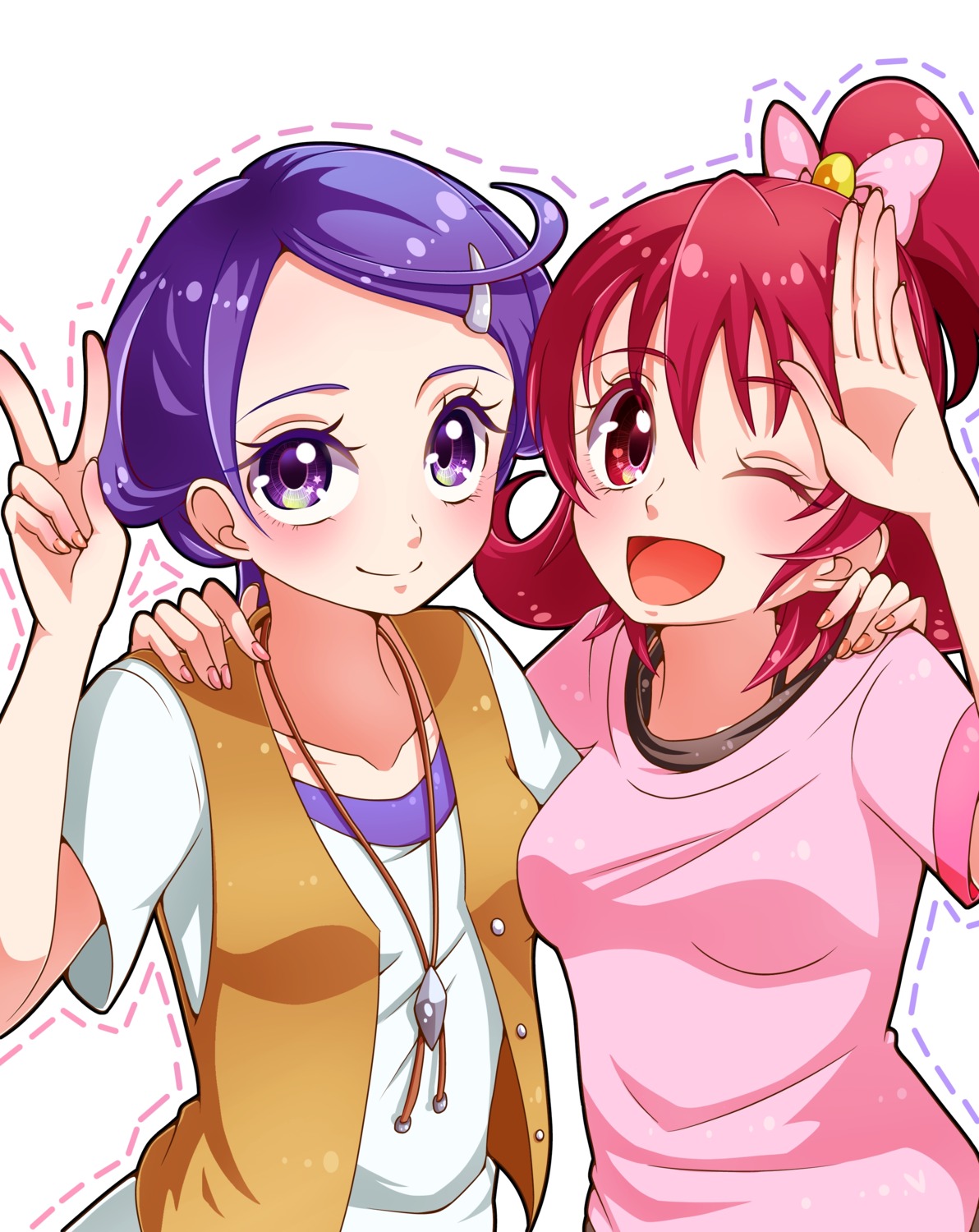 aida_mana dokidoki!_precure kenzaki_makoto pretty_cure yupiteru