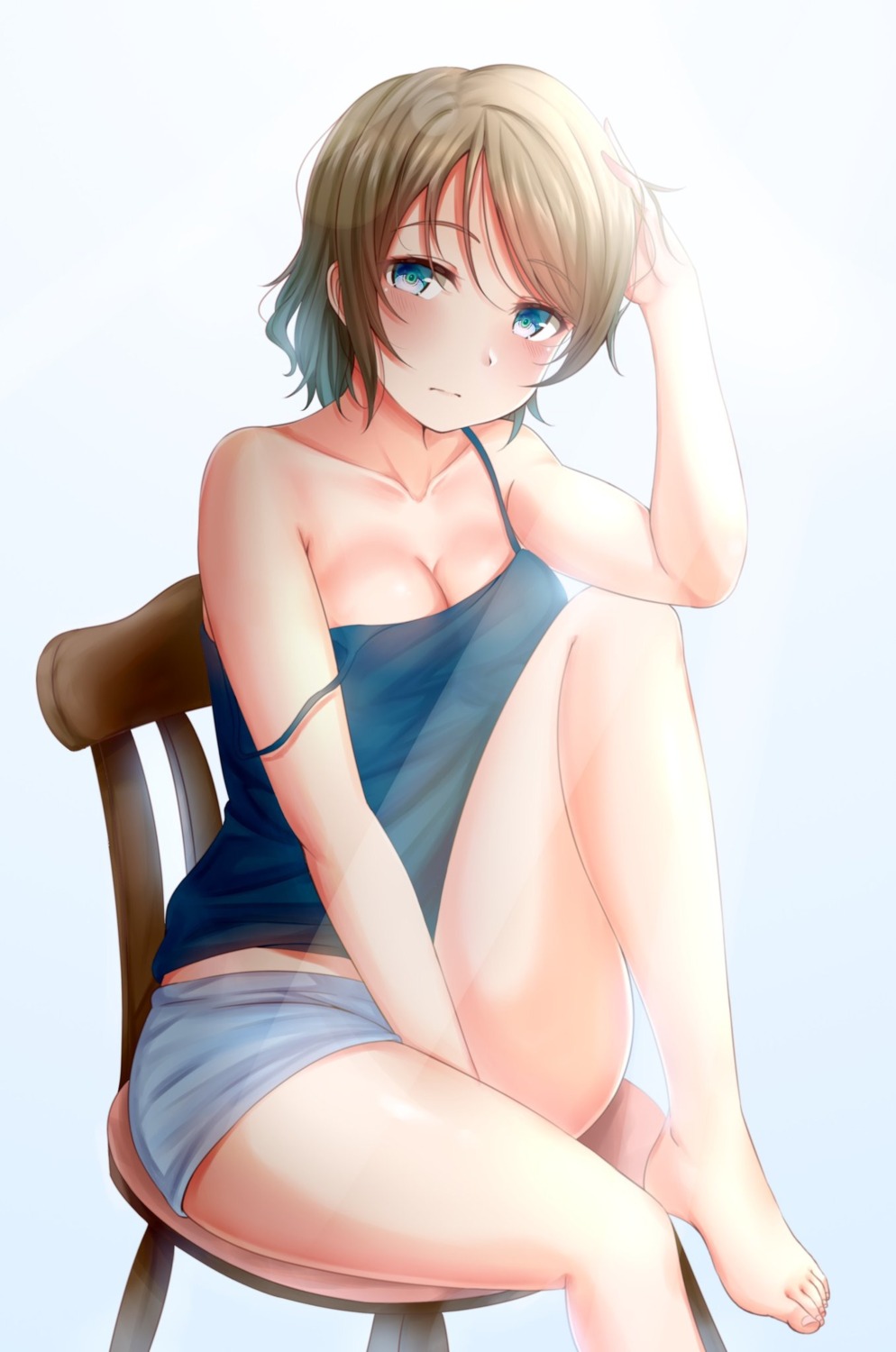 cleavage feet love_live!_sunshine!! rama_(yu-light8) watanabe_you