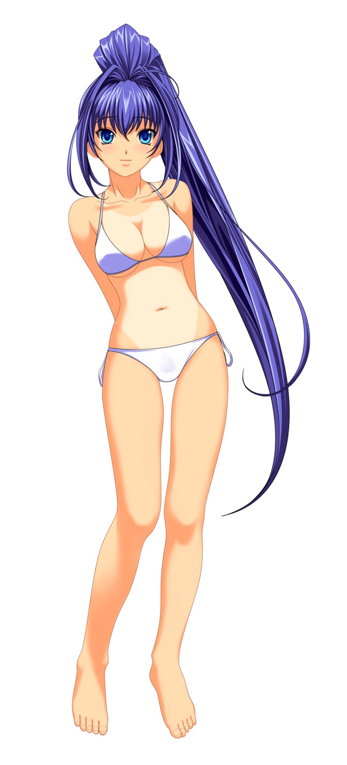 a1 bikini cleavage hayase_mitsuki initial-g kimi_ga_nozomu_eien swimsuits tan_lines
