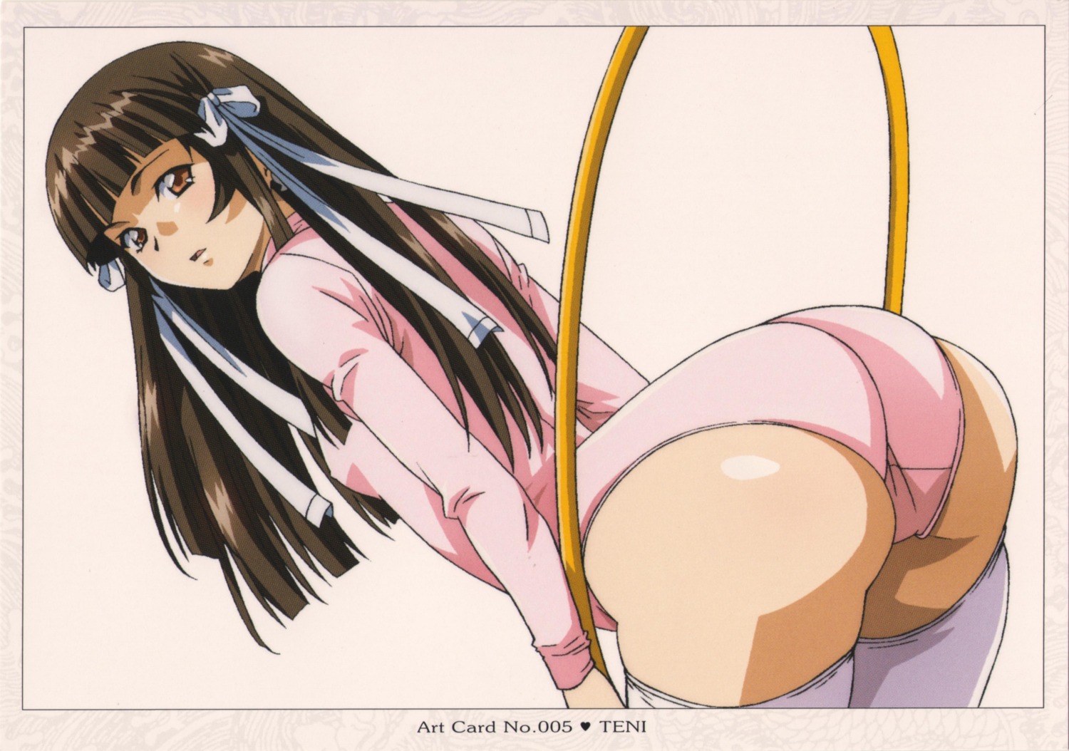 amano_yoki ass erect_nipples ikkitousen ikkitousen~dragon_destiny~ leotard teni_(ikkitousen) thighhighs