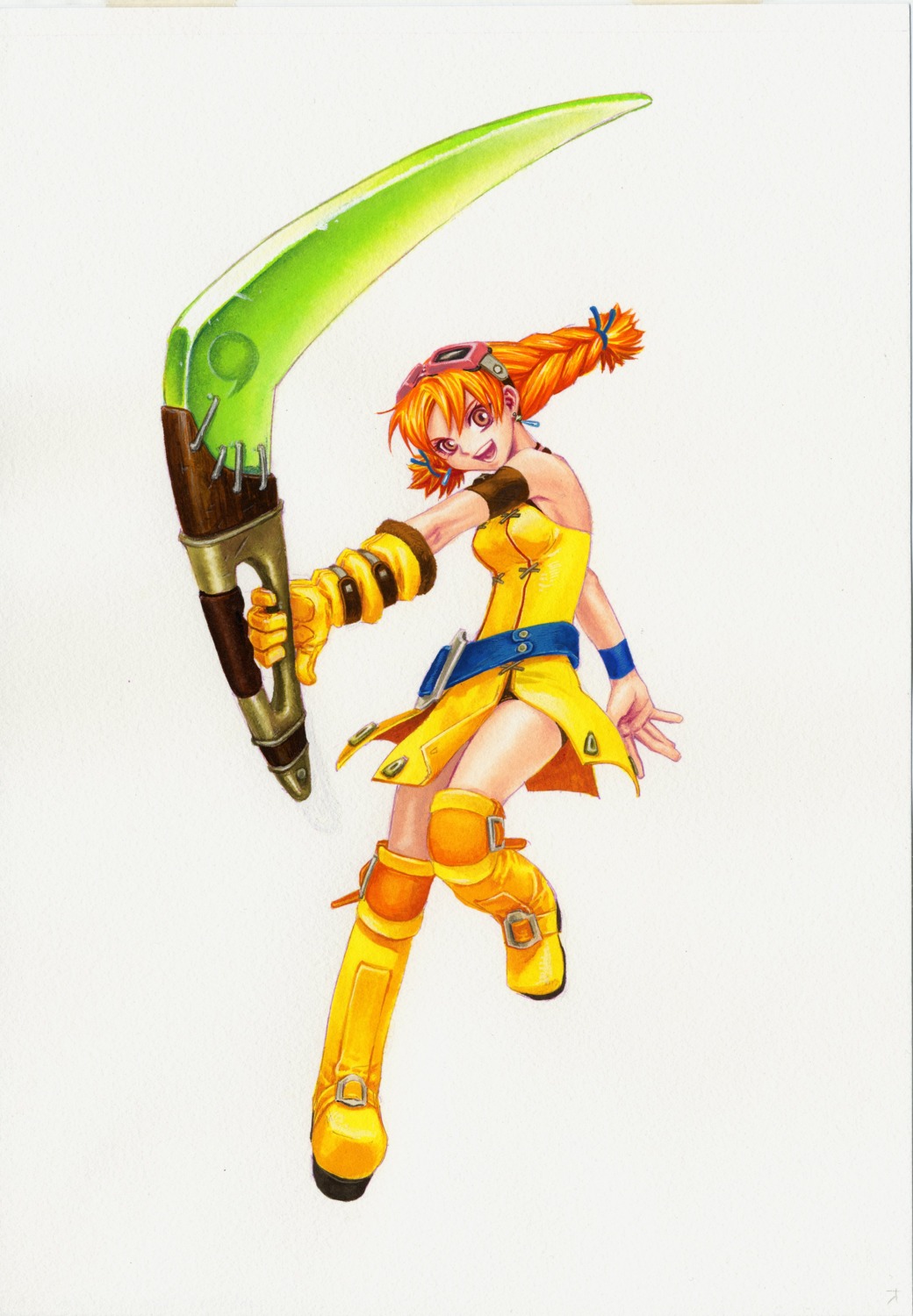 aika_(skies_of_arcadia) dress skies_of_arcadia weapon