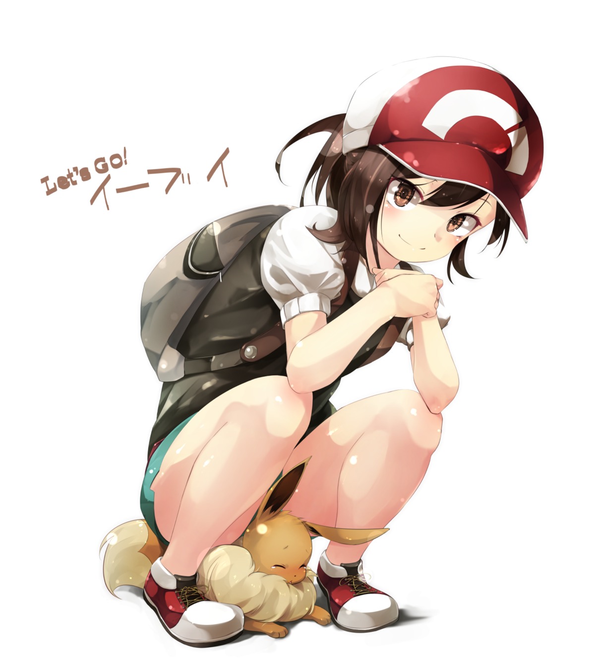 ayumi_(pokemon) eevee gorilla_(bun0615) pokemon