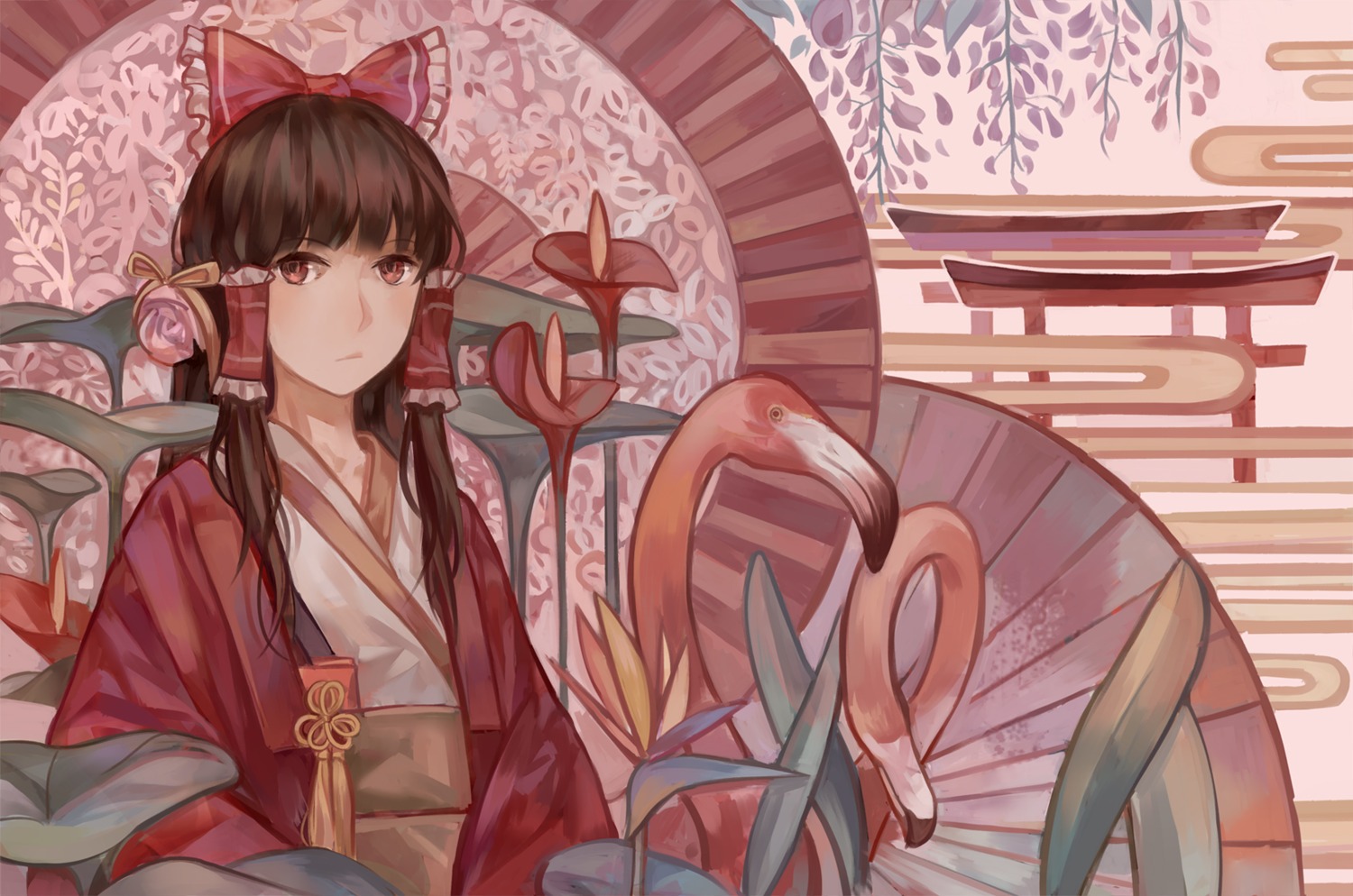 asian_clothes hakurei_reimu norizc touhou