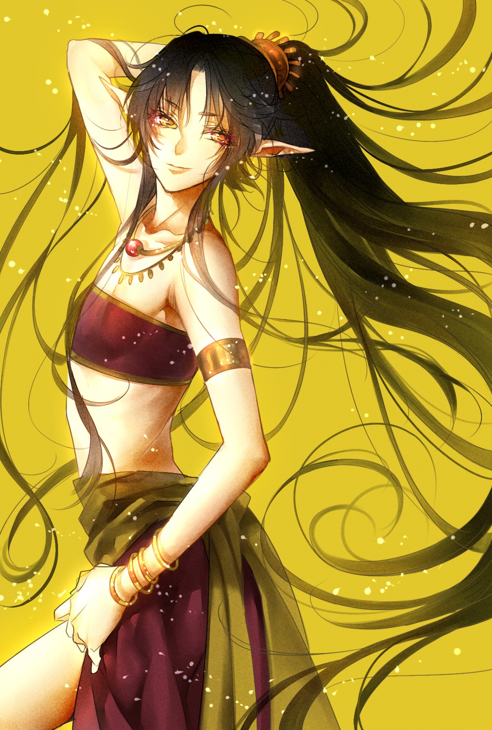 ashura-ou elf kazari_tayu pointy_ears rgveda tsubasa_reservoir_chronicle