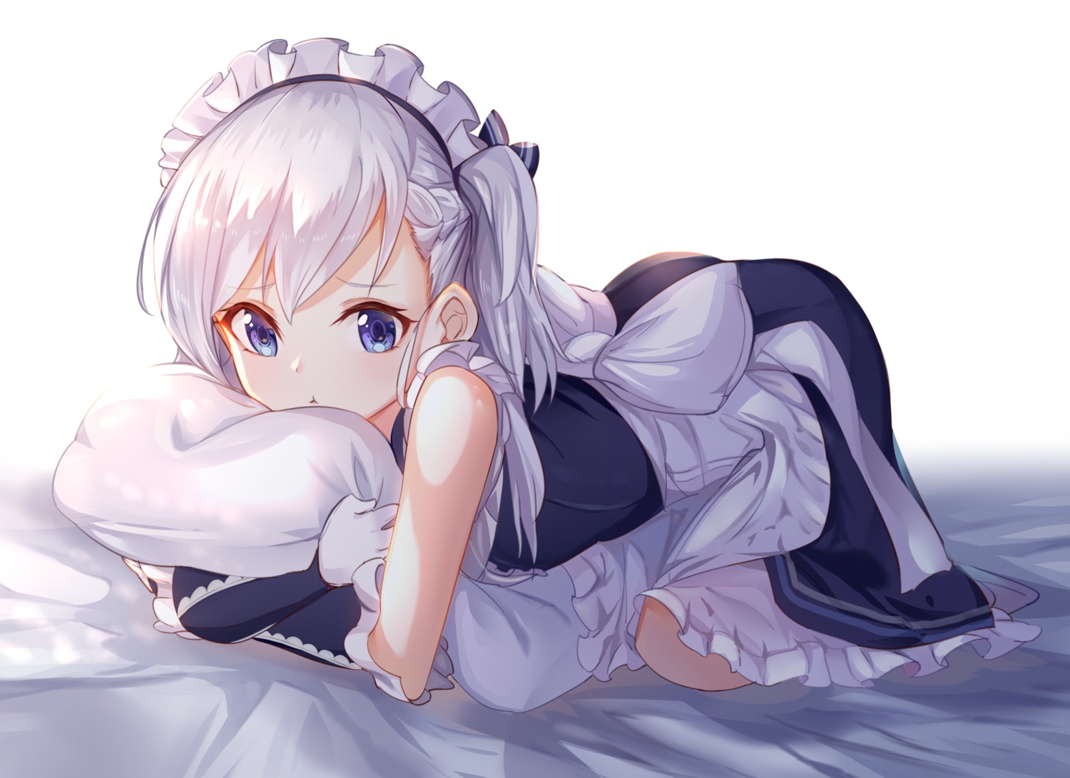 azur_lane bel-chan_(azur_lane) belfast_(azur_lane) kananote maid