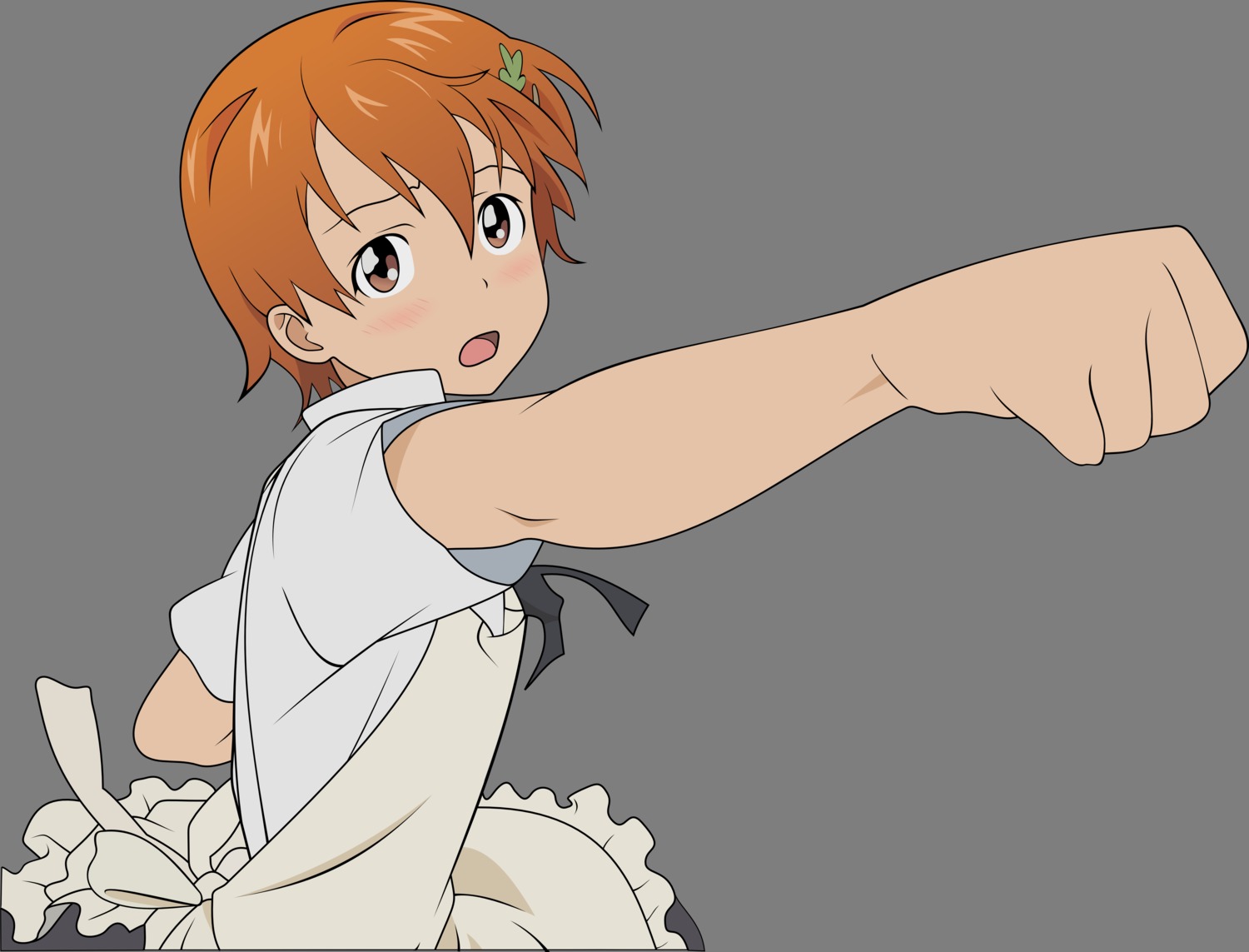 inami_mahiru transparent_png vector_trace working!!