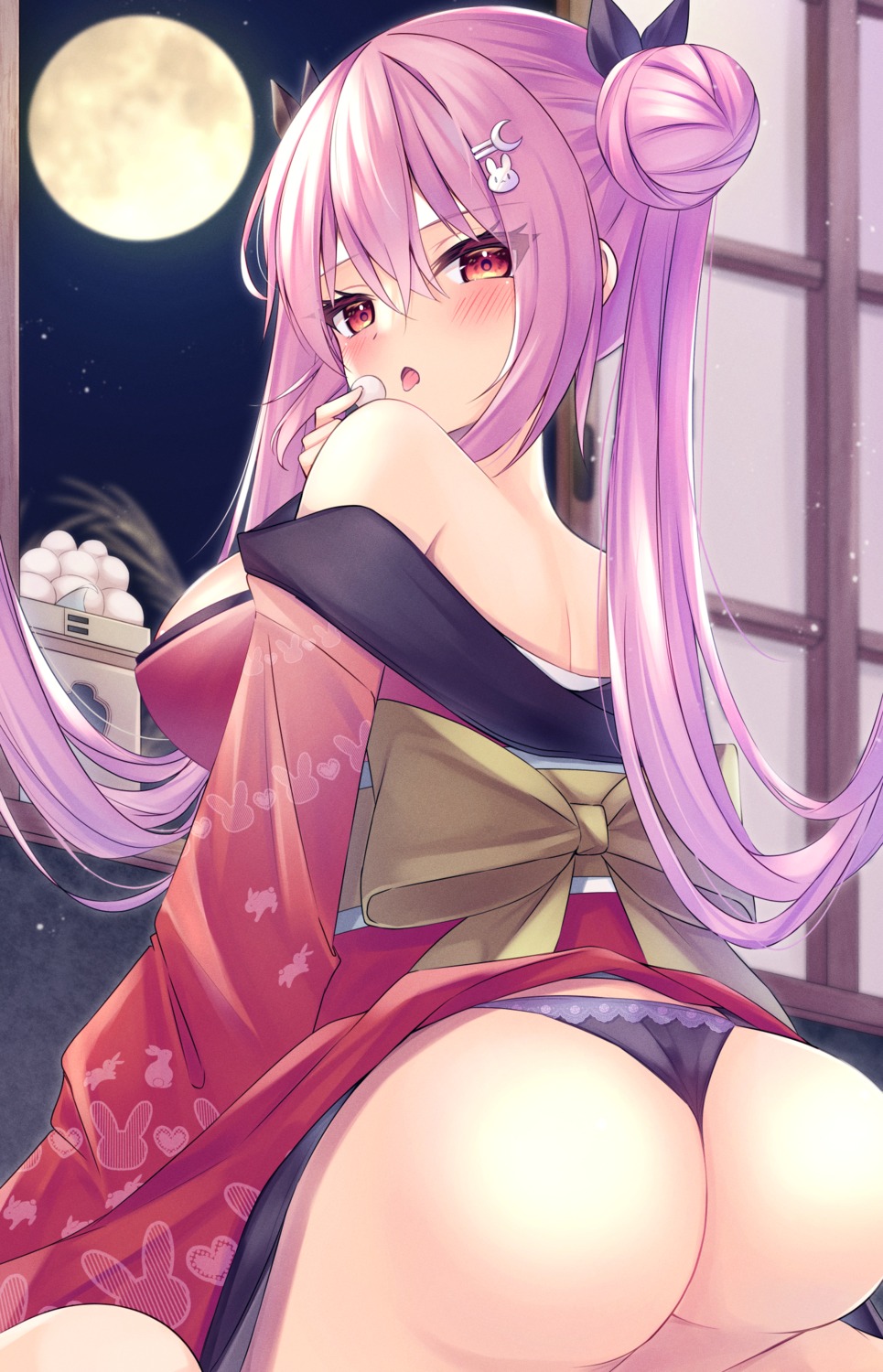 aonu_koru ass pantsu skirt_lift yukata