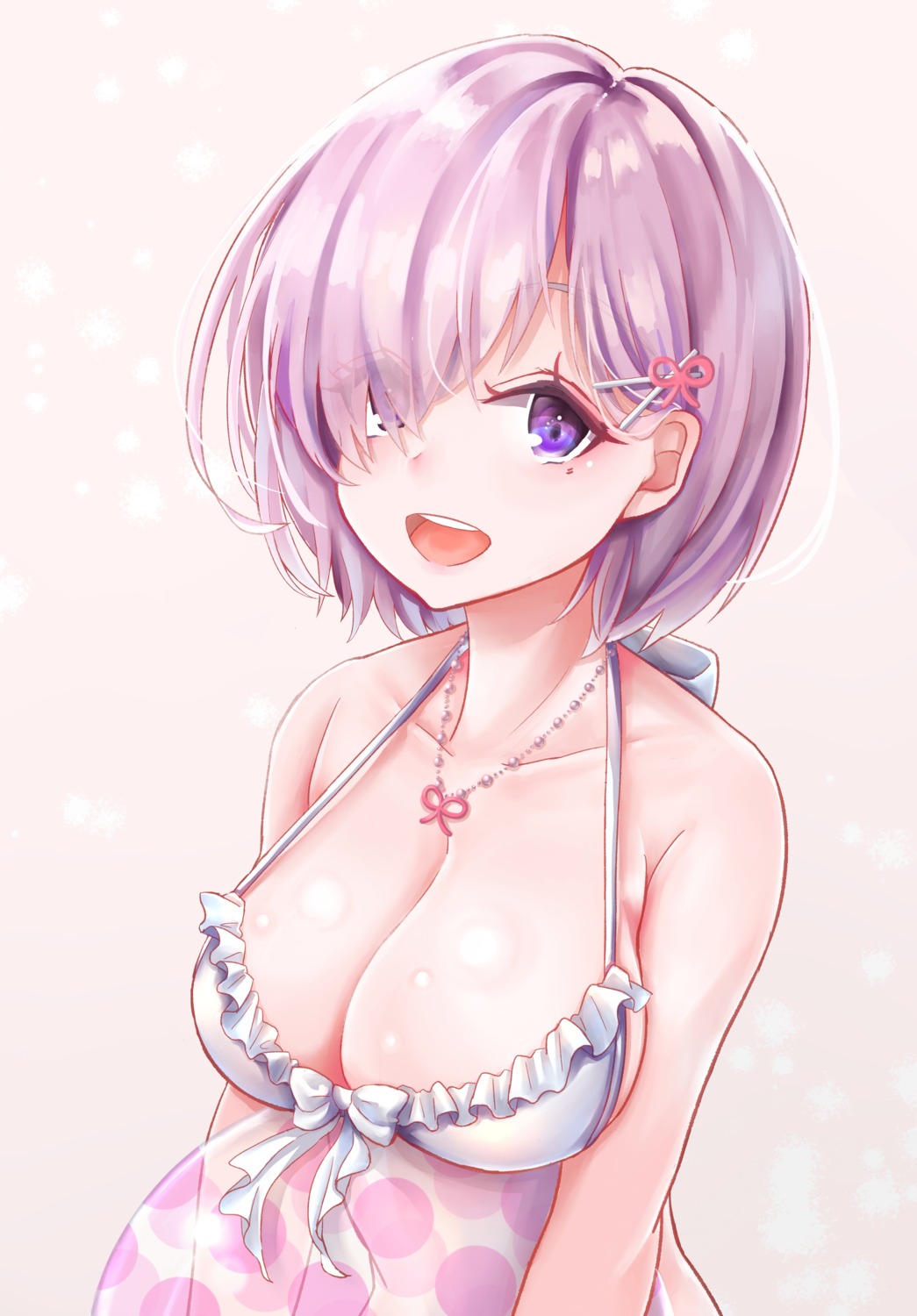 bikini_top cleavage fate/grand_order hayashi_takeo mash_kyrielight swimsuits