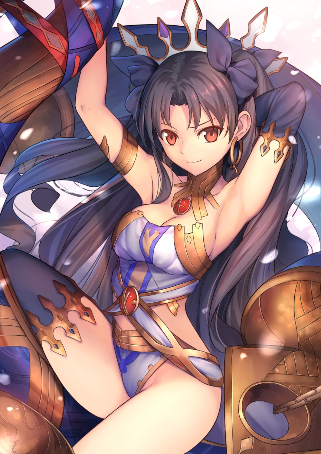 cleavage fate/grand_order ishtar_(fate/grand_order) thighhighs toosaka_rin tsuki_suigetsu