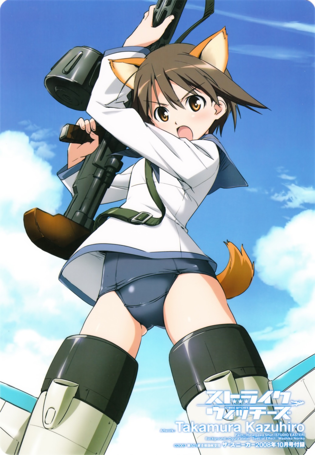 miyafuji_yoshika strike_witches takamura_kazuhiro