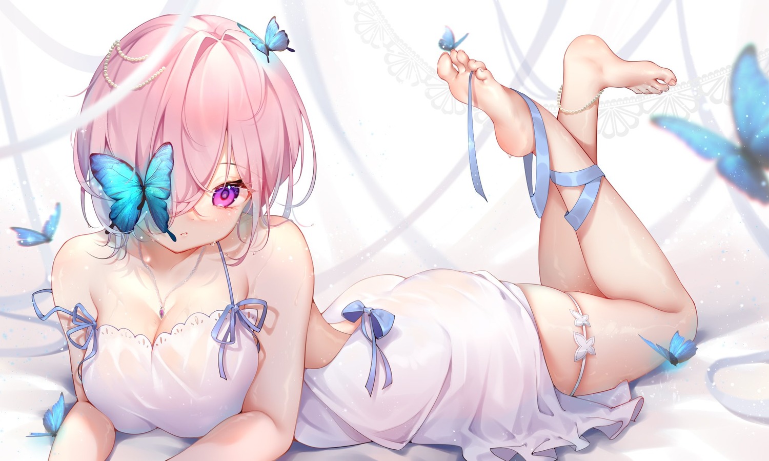 dress fate/grand_order mash_kyrielight see_through sijijiww