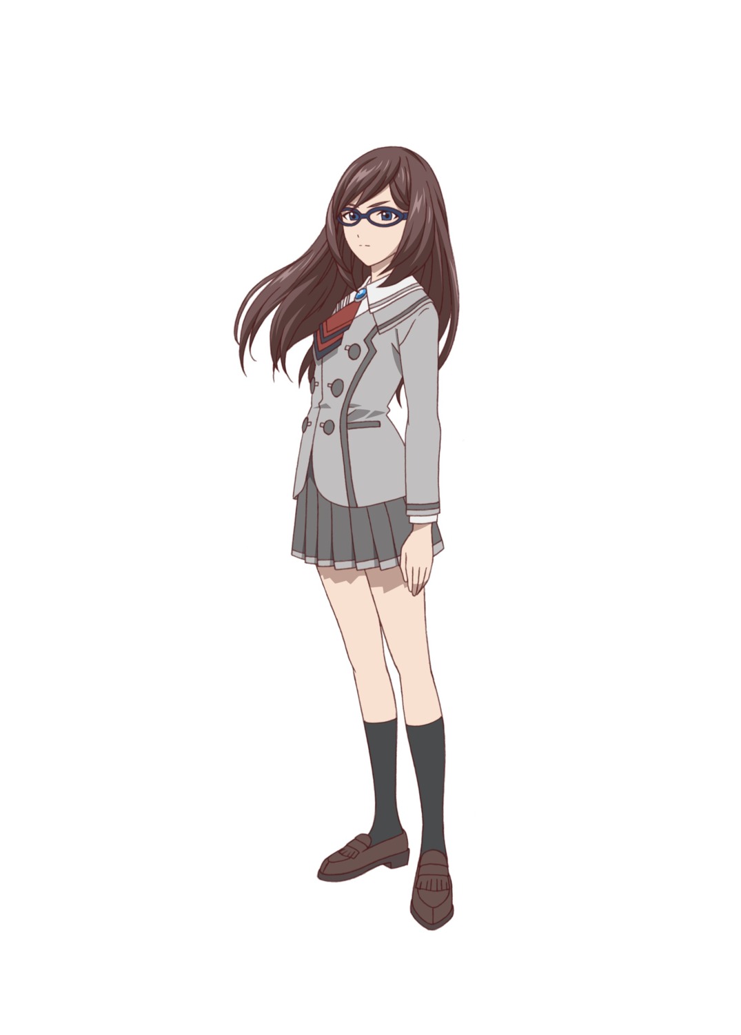 akanesasu_shoujo megane seifuku tagme tounaka_yuu