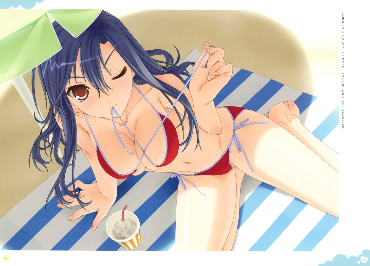 bikini cleavage mashiba_sayuri murakami_suigun pia_carrot pia_carrot_4 swimsuits