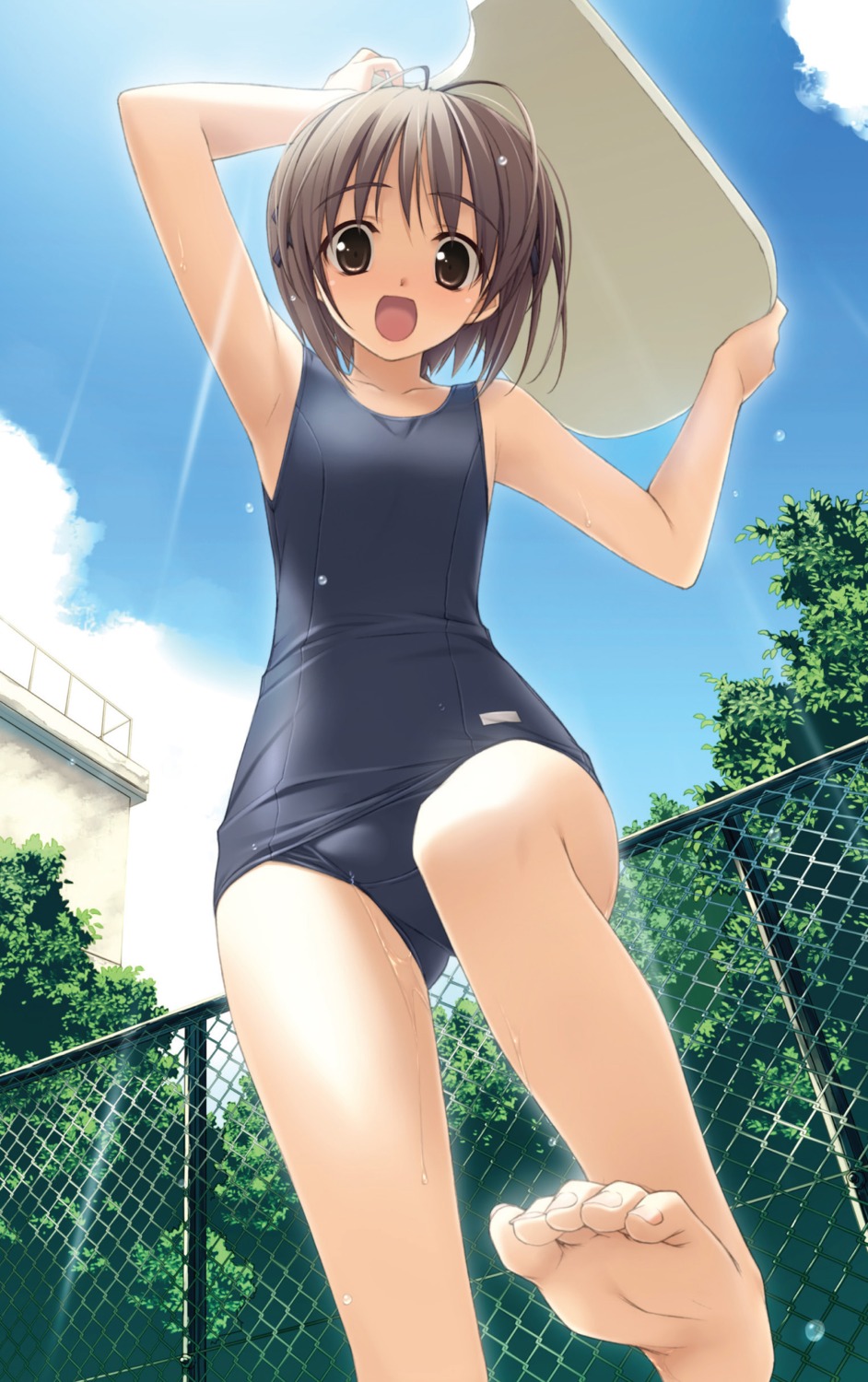 amatsume_akira hashimoto_takashi possible_duplicate school_swimsuit sphere swimsuits yosuga_no_sora