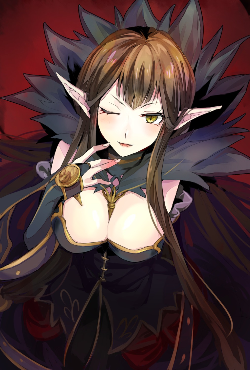 fate/apocrypha fate/stay_night pointy_ears semiramis_(fate) tomozero