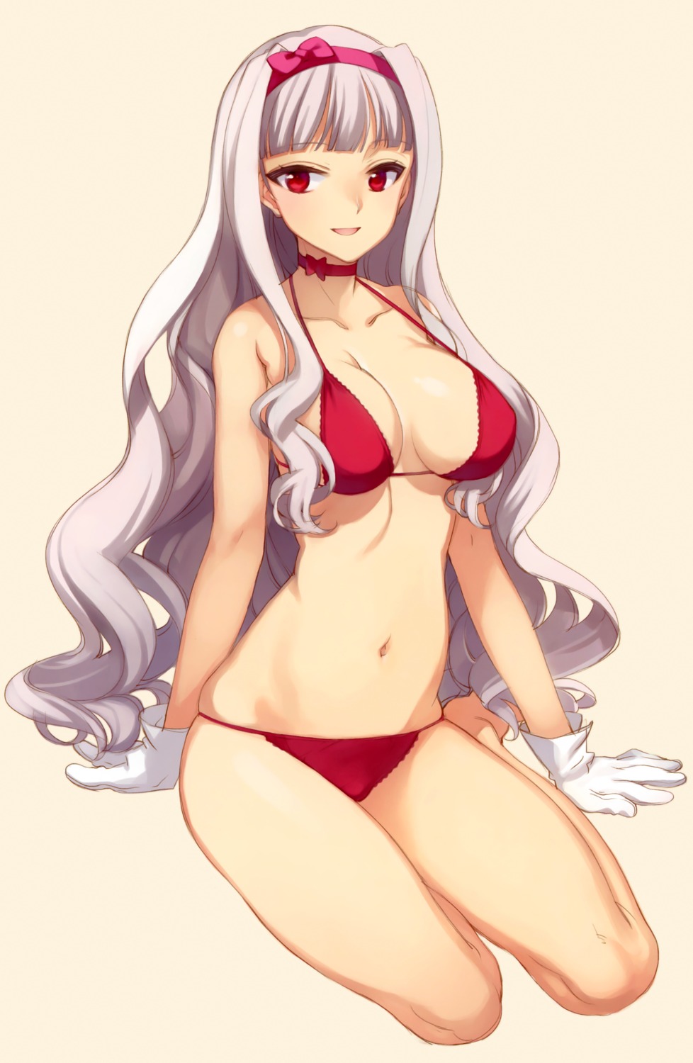 bikini cleavage oyari_ashito shijou_takane swimsuits the_idolm@ster