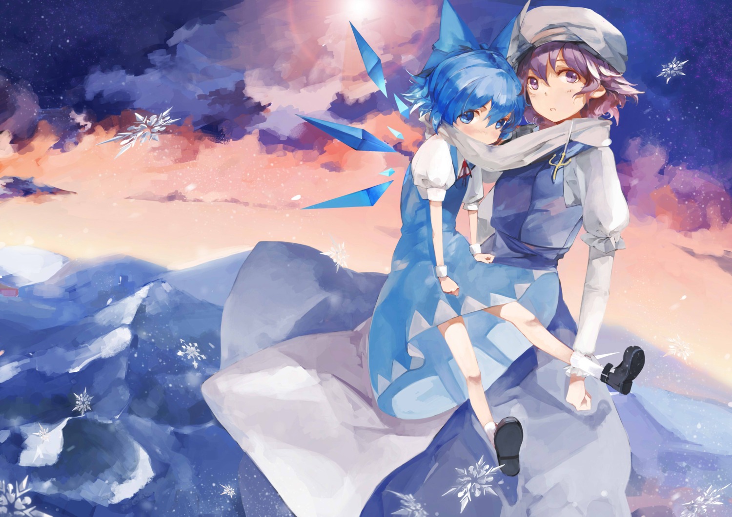 cirno jpeg_artifacts letty_whiterock saberiii touhou