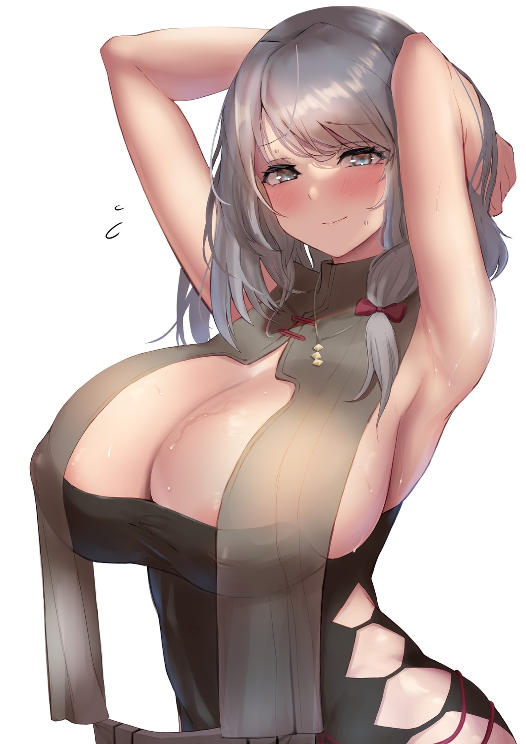 azur_lane charybdis_(azur_lane) erect_nipples no_bra satou_aji see_through