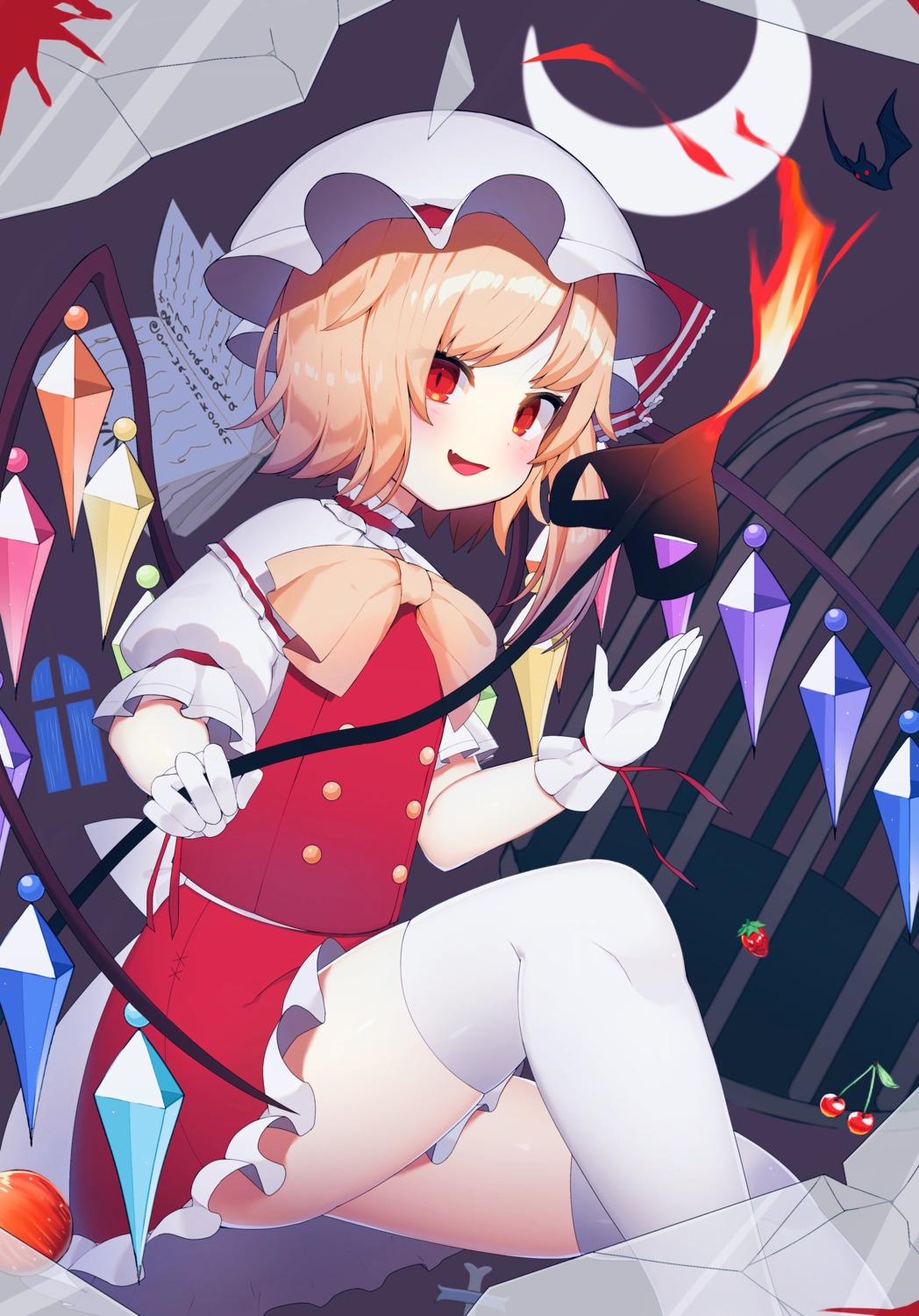 flandre_scarlet tagme thighhighs touhou wings