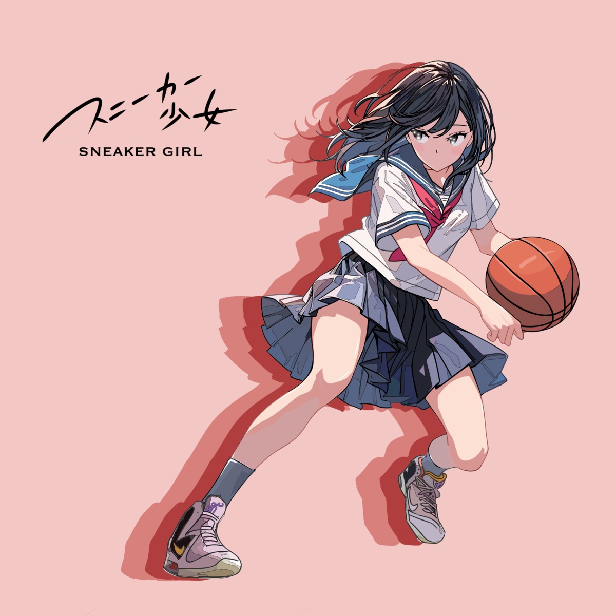 basketball haluchilu seifuku skirt_lift