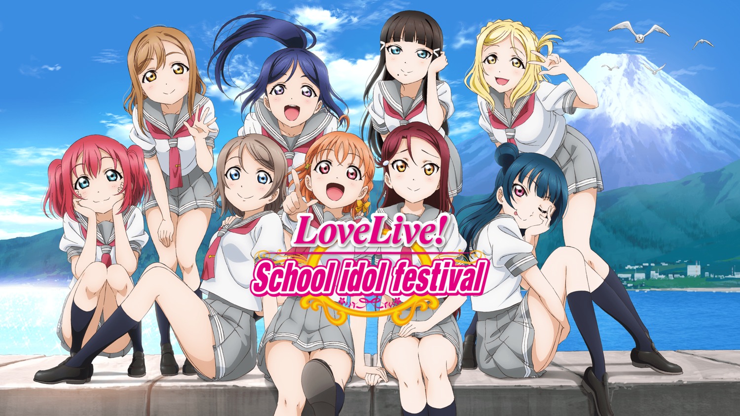 fujii_tomoyuki kunikida_hanamaru kurosawa_dia kurosawa_ruby love_live!_school_idol_festival love_live!_sunshine!! matsuura_kanan ohara_mari sakurauchi_riko seifuku takami_chika tsushima_yoshiko watanabe_you