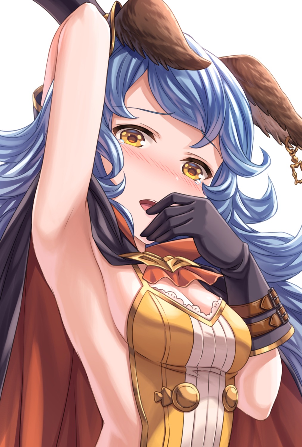 animal_ears cleavage ferry_(granblue_fantasy) granblue_fantasy no_bra tomo_(tmtm_mf_mf)