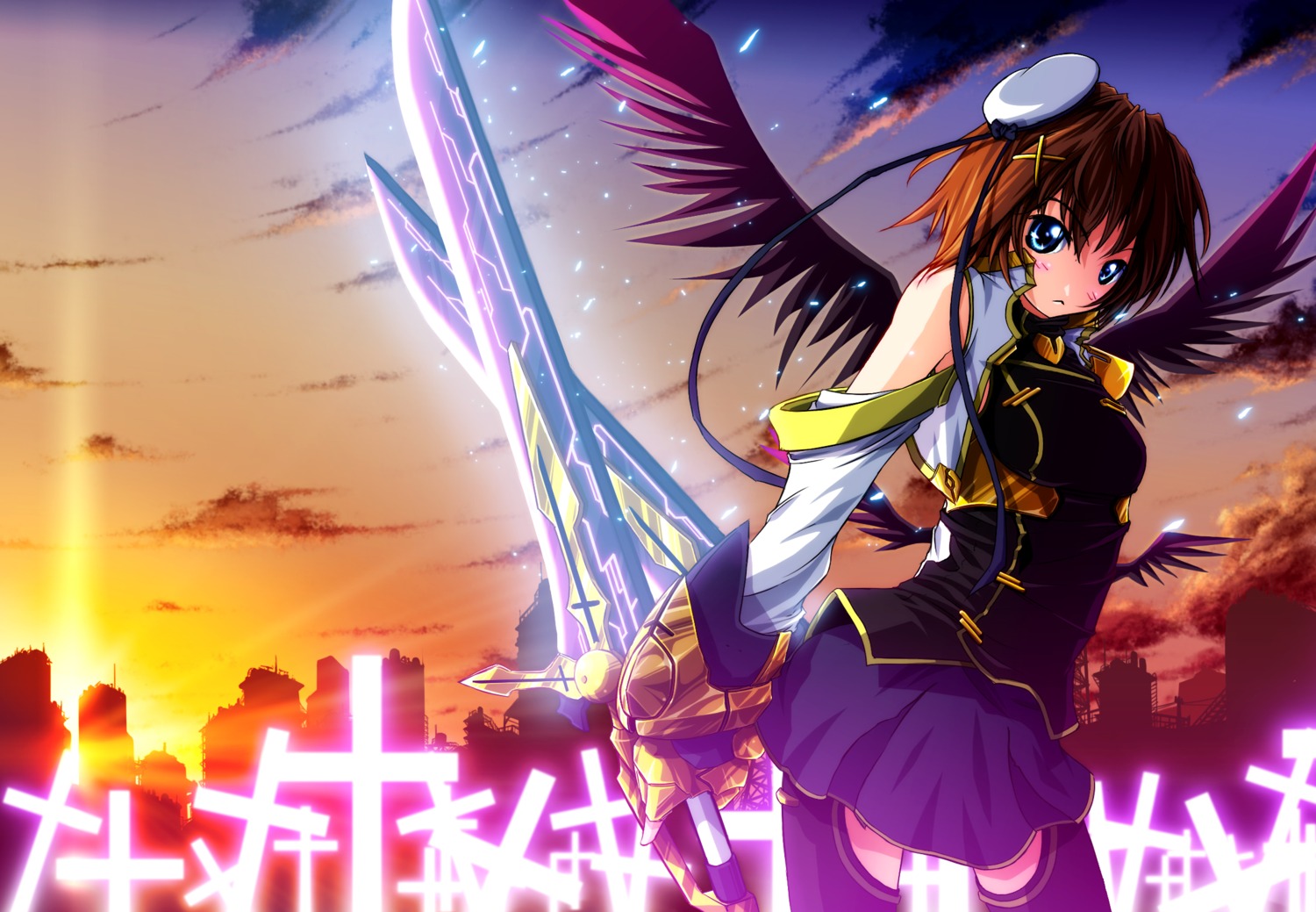 mahou_shoujo_lyrical_nanoha mahou_shoujo_lyrical_nanoha_strikers sentaro yagami_hayate