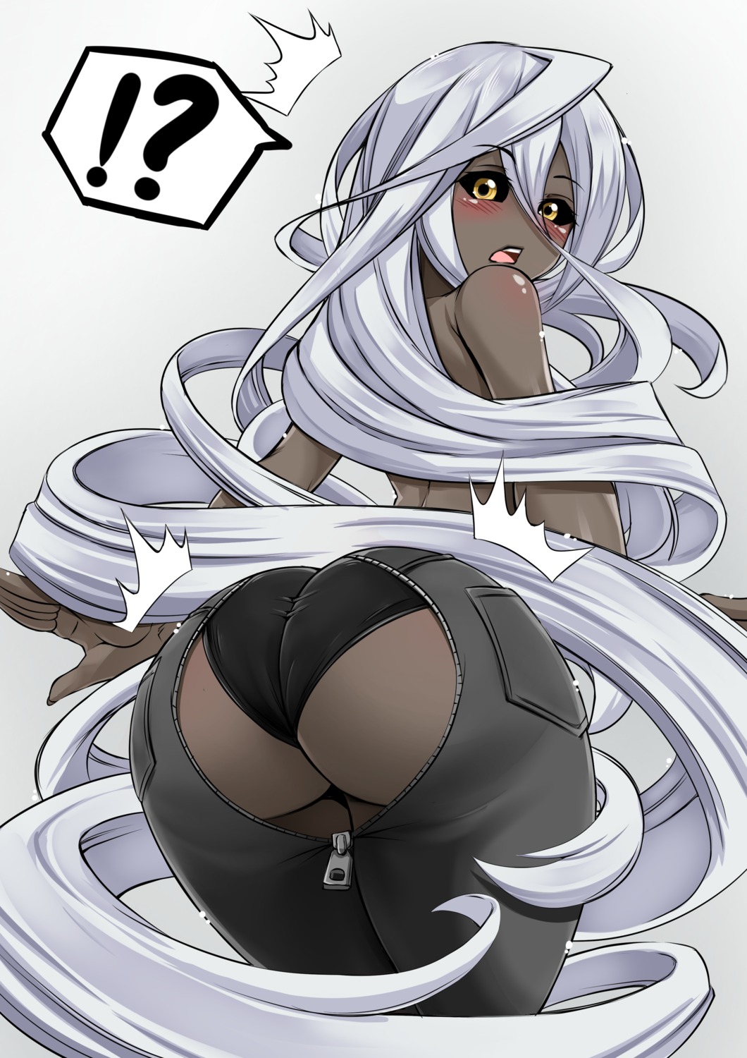 ass doppel monster_musume_no_iru_nichijou pantsu thong topless virusotaku