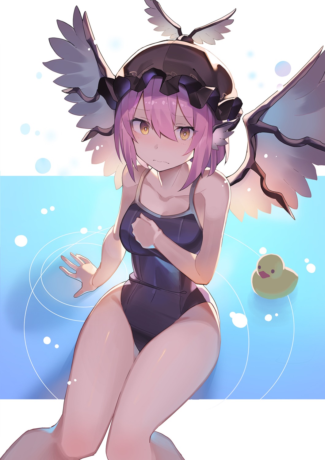 mystia_lorelei rin_falcon swimsuits touhou wings