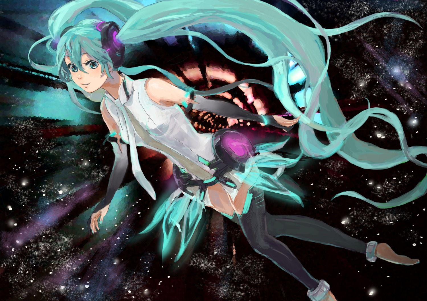 hatsune_miku miku_append modae vocaloid vocaloid_append