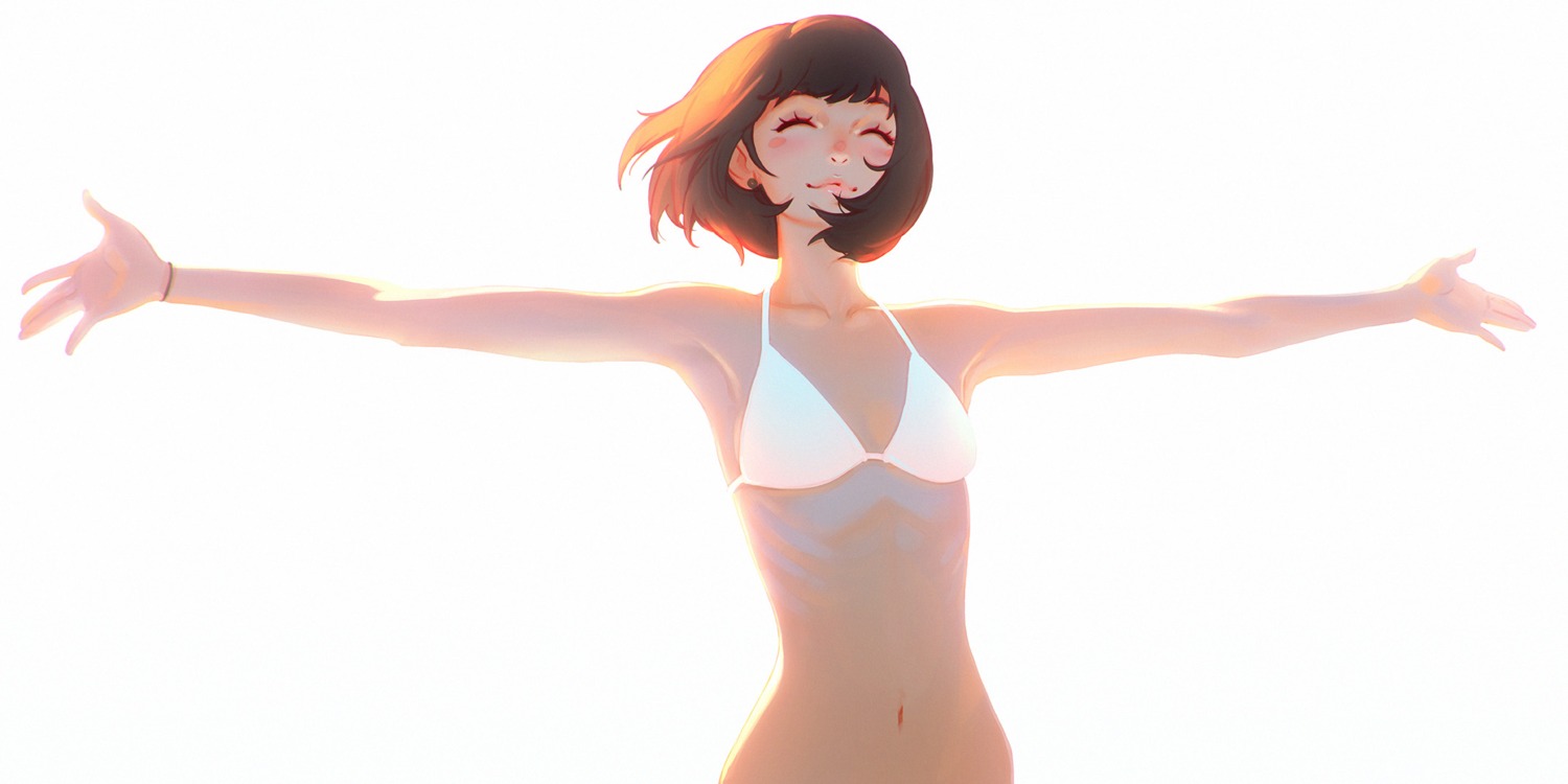 bikini_top cleavage ilya_kuvshinov swimsuits