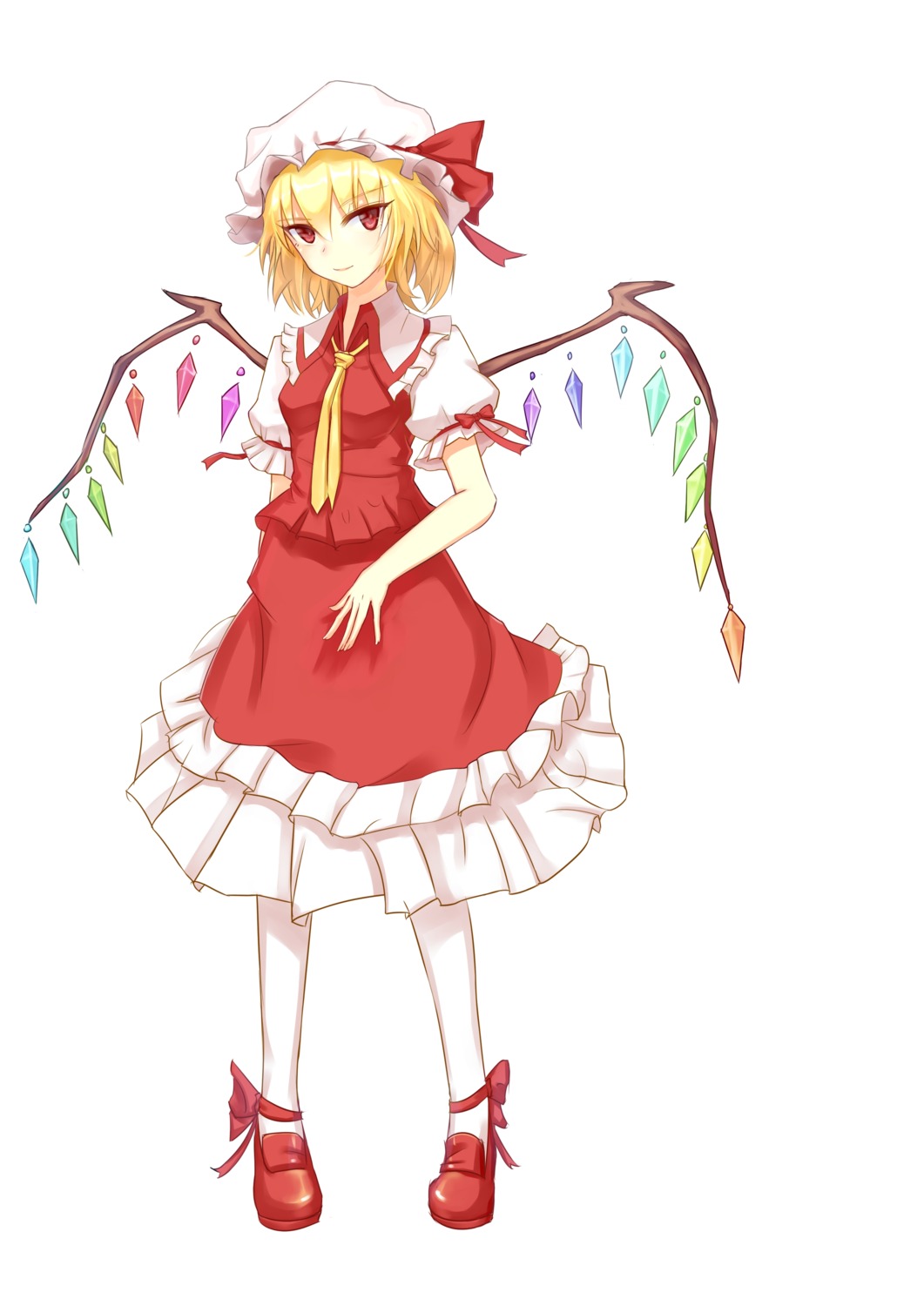 flandre_scarlet magicxiang pantyhose touhou wings