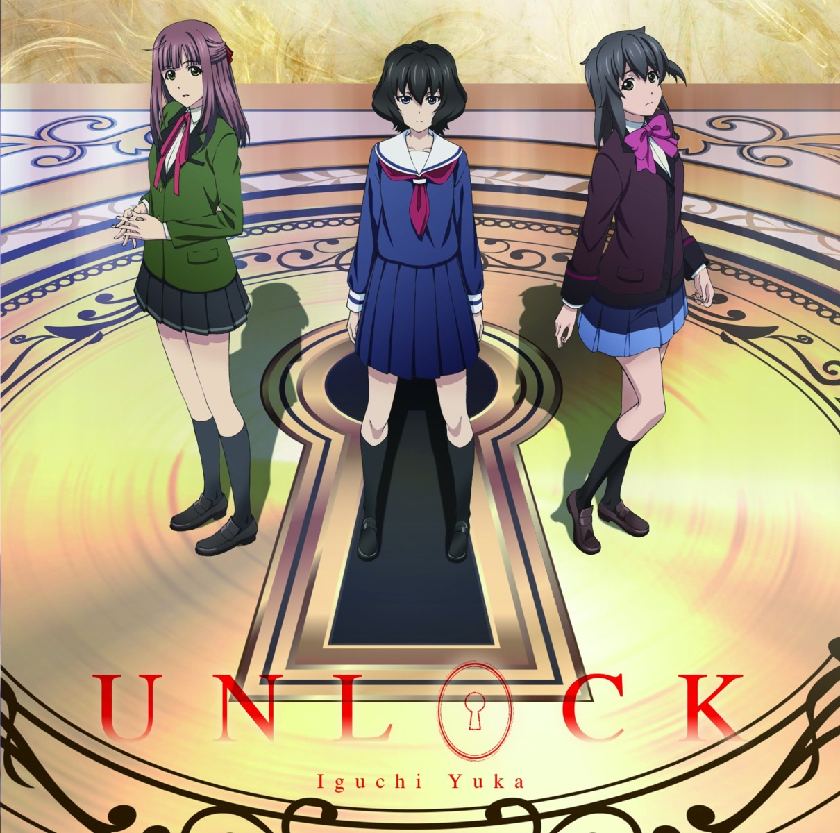 disc_cover heels homura_suzuko kominato_ruuko lostorage_incited_wixoss mizushima_kiyoi seifuku selector_infected_wixoss