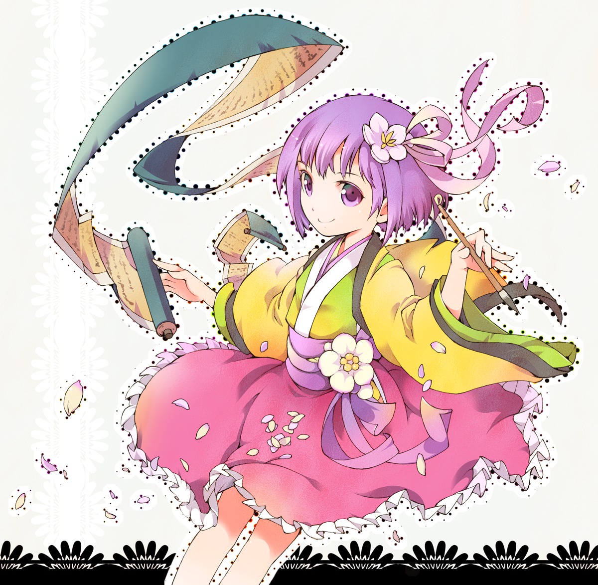 hieda_no_akyuu ichizen_(o_tori) japanese_clothes touhou