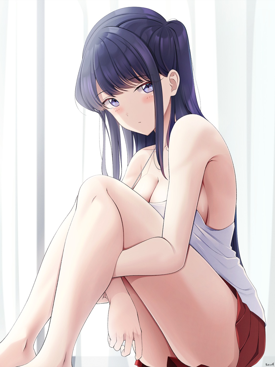 keenh komi-san_wa_komyushou_desu. komi_shouko no_bra skirt_lift