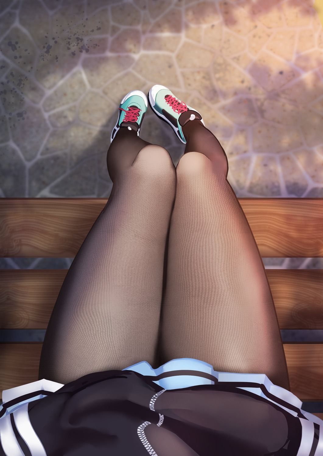 blue_archive kyouyama_kazusa pantyhose rancidronin seifuku