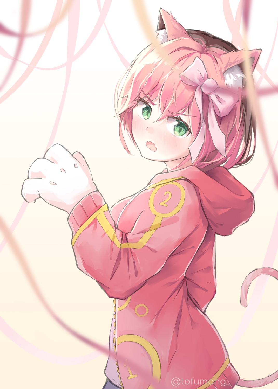 animal_ears nekomimi osu! pippi_(osu!) tail tofumang