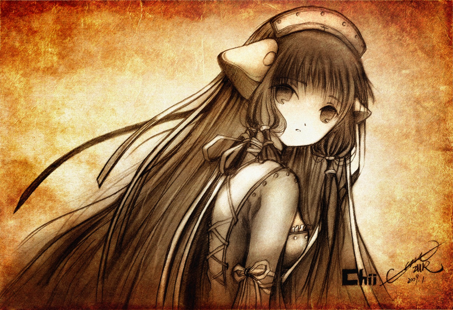 chii chobits sketch suifengyi