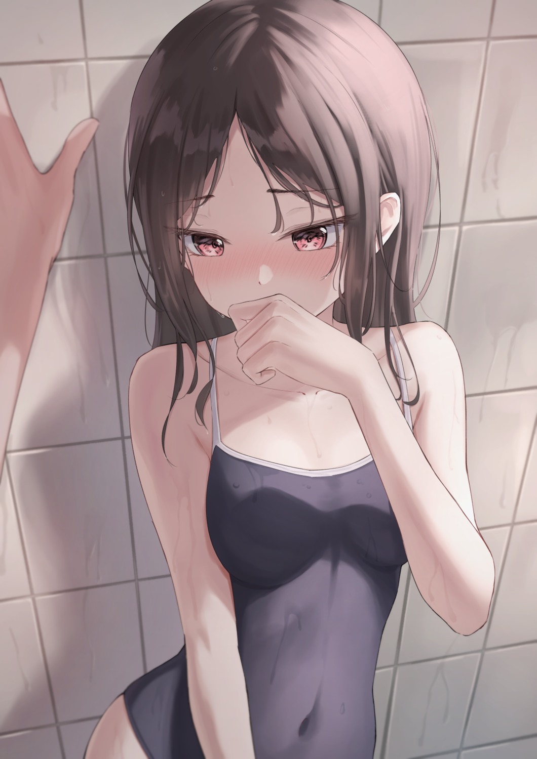 kaguya-sama_wa_kokurasetai_~tensai-tachi_no_renai_zunousen~ marinesnow school_swimsuit shinomiya_kaguya swimsuits wet