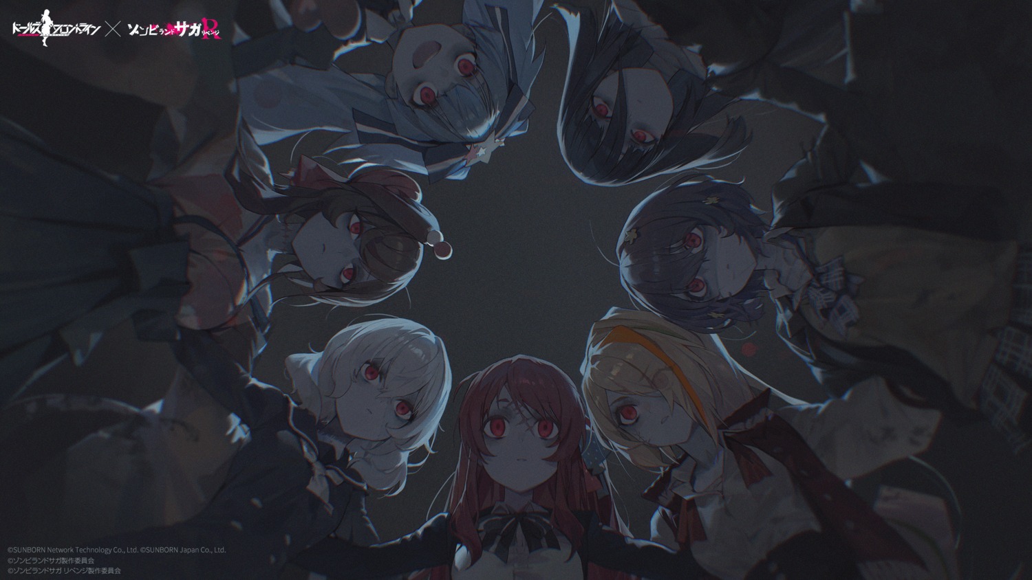 bandages girls_frontline hoshikawa_lily japanese_clothes konno_junko minamoto_sakura mizuno_ai nikaido_saki seifuku sweater tagme trap wallpaper yamada_tae yuugiri_(zombieland_saga) zombieland_saga