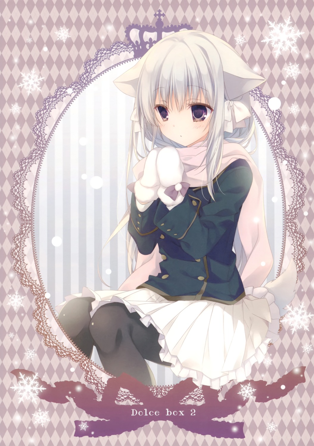 animal_ears inugami_kira necotoxin pantyhose tail