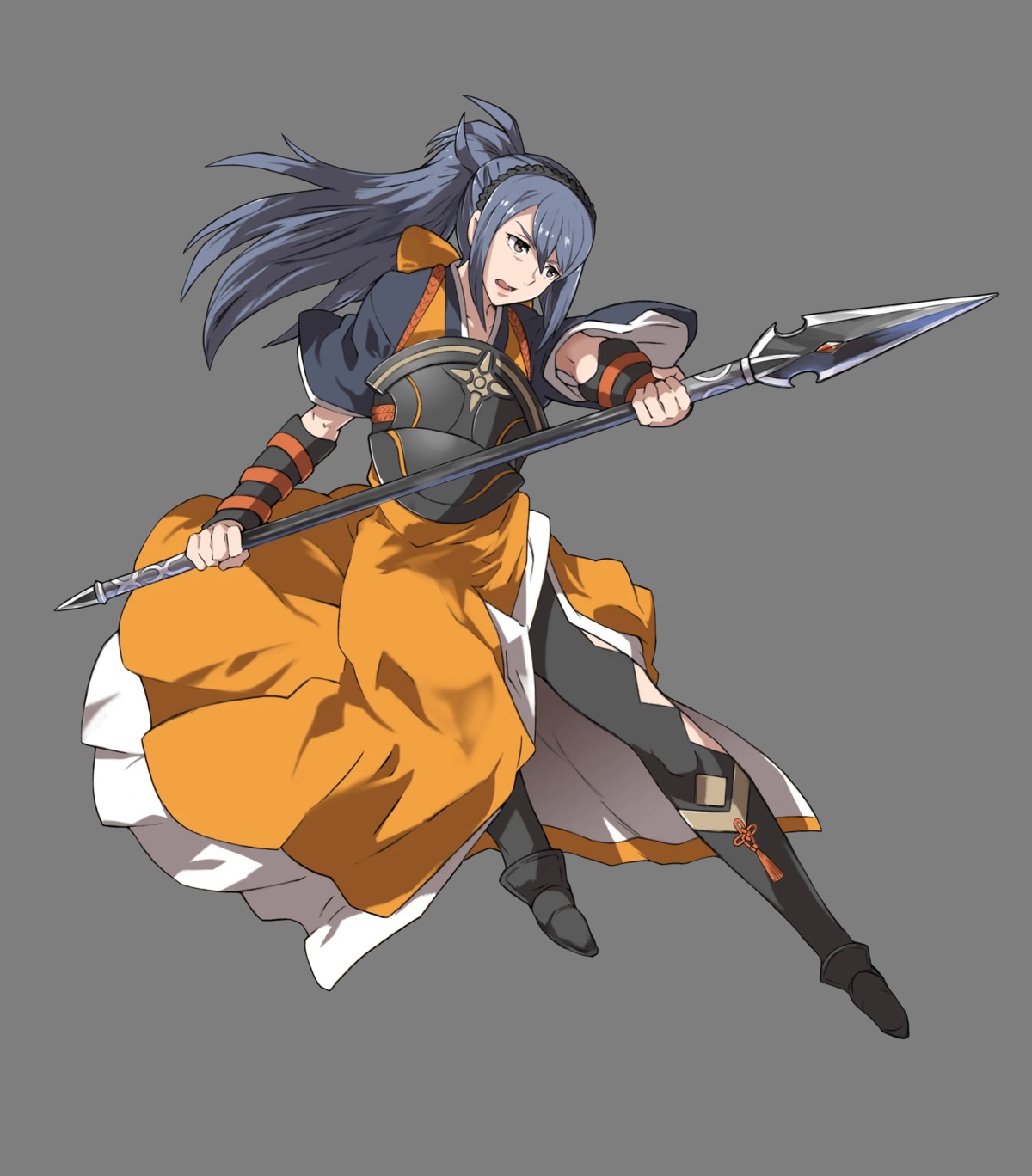 armor fire_emblem fire_emblem_heroes fire_emblem_if japanese_clothes nintendo oboro_(fire_emblem) pantyhose transparent_png ueda_yumehito weapon