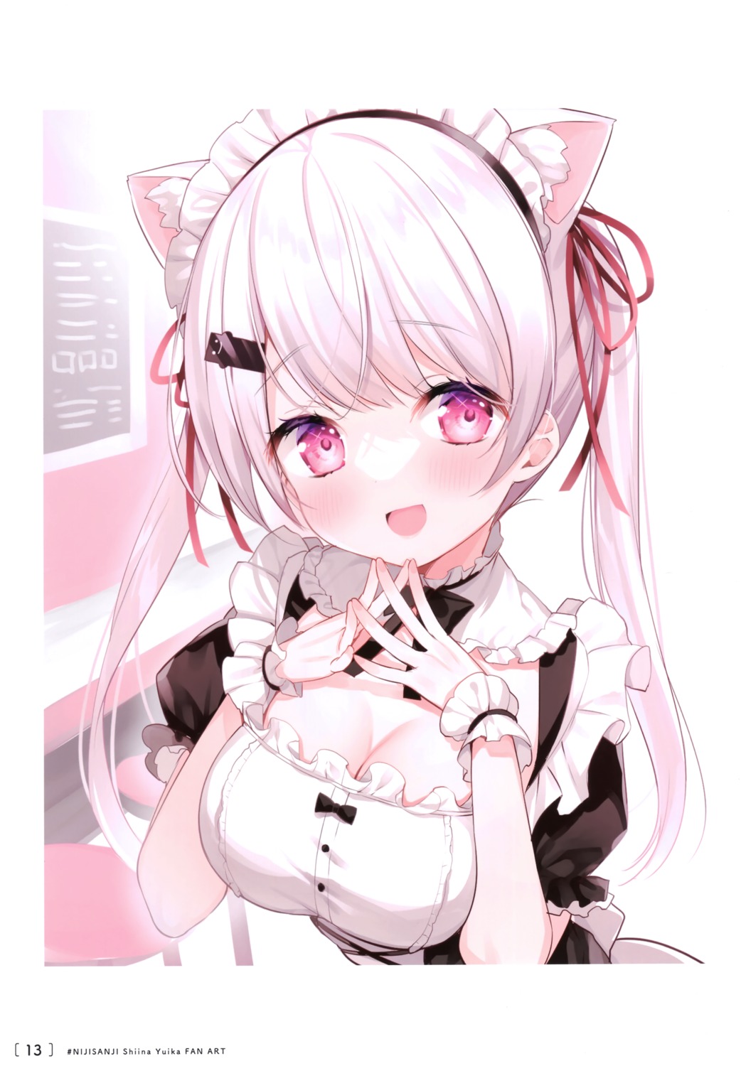 animal_ears hisagi_(puchimaple) maid puchimaple